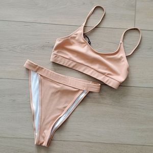 Missguided New High Rise Bikini Set